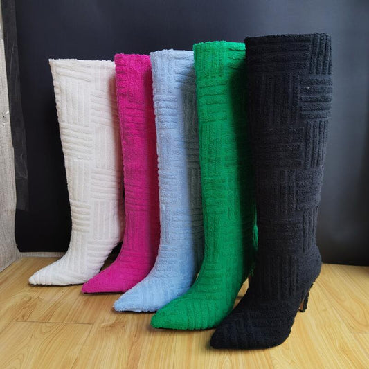 Knee High Long Boots - Sansa Costa