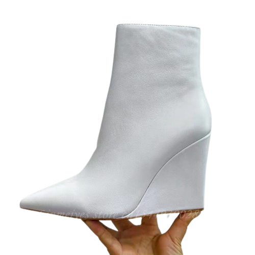 New Wedges Heel  Boots - Sansa Costa
