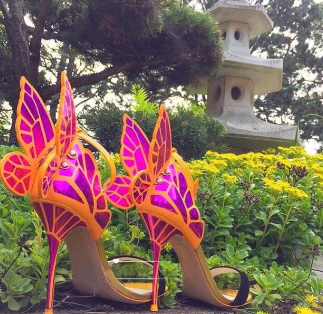  Butterfly Strap Heel  Sandals- Sansa Costa