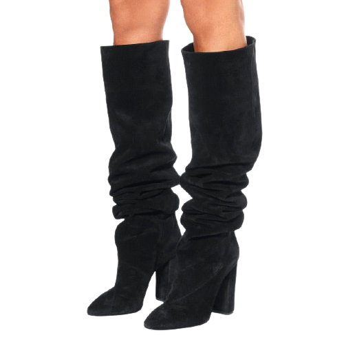 Knee High Slouch Boots - Sansa Costa