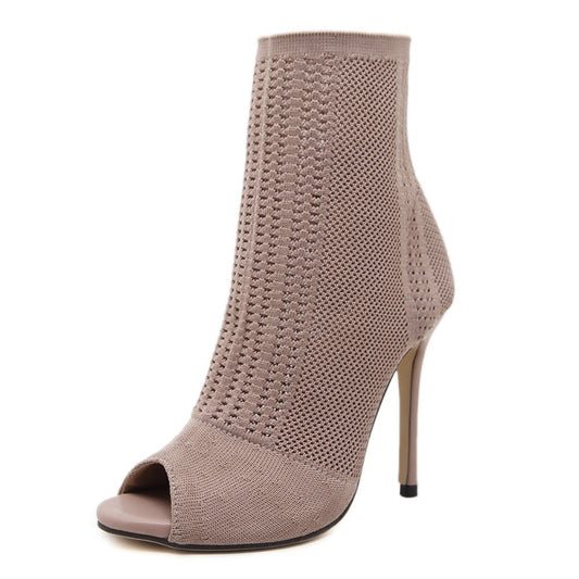 Fashion Sock Ankle Boots- Sansa Costa