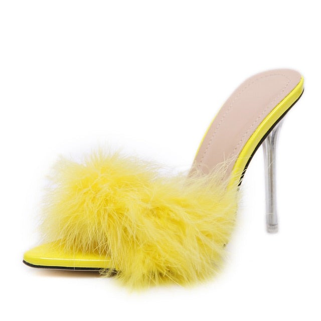  Summer Toe Furry Sandals- Sansa Costa