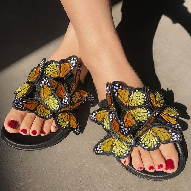 Floral Fashion Flats- Sansa Costa
