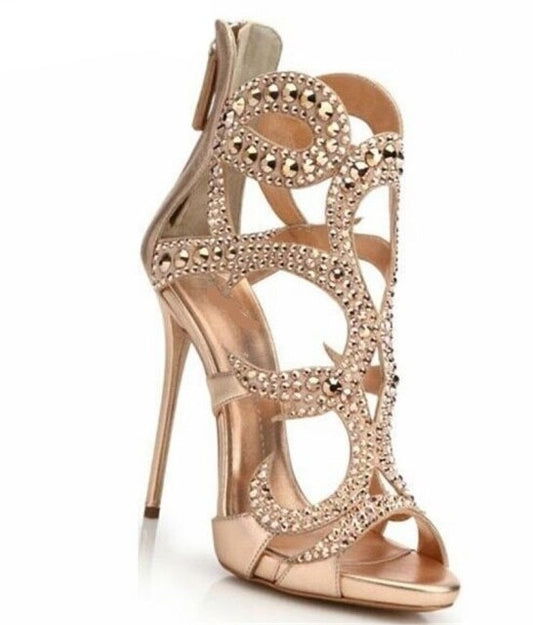  Rhinestone Sandals - Sansa Costa