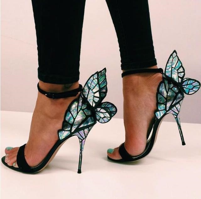  Butterfly Heel Sandals -  Sansa Costa