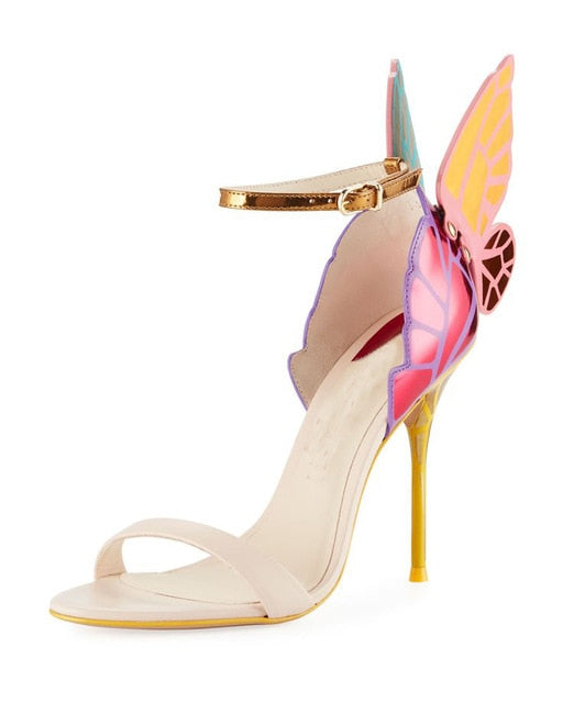 Dolce and Gabbana Runway Yellow Silk Satin Butterfly Appliqué Sandals,  Spring 1998 at 1stDibs | dolce and gabbana butterfly heels, dolce gabbana  butterfly shoes, dolce gabbana butterfly heels