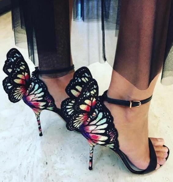  Butterfly Heel Sandals-  Sansa Costa