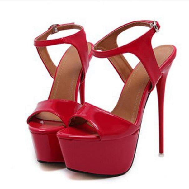Ankle Strap Heels Sandals- Sansa Costa