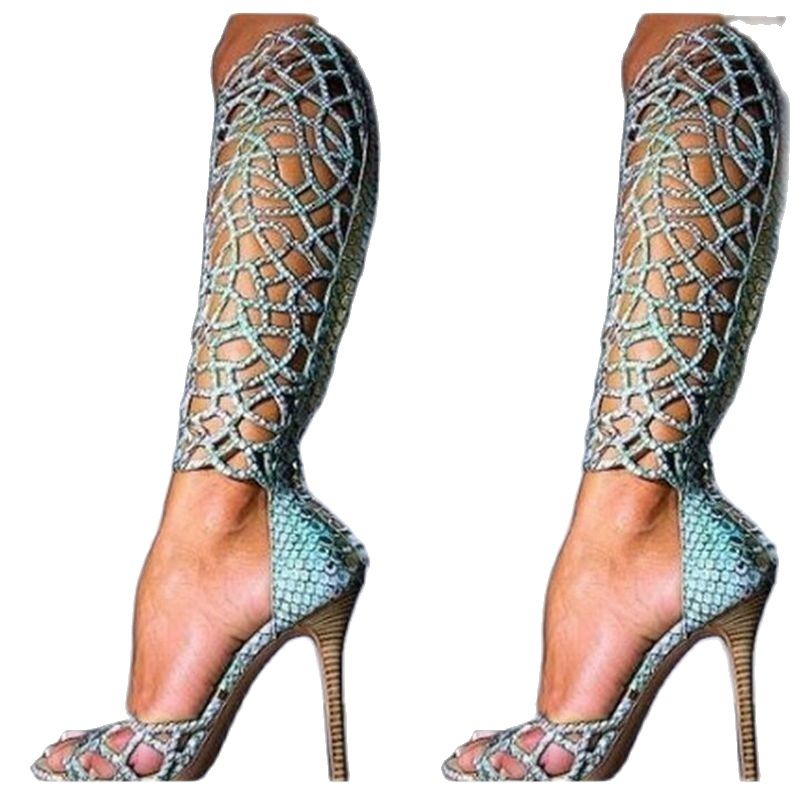  Crystal Diamond Filigree Sandals- Sansa Costa
