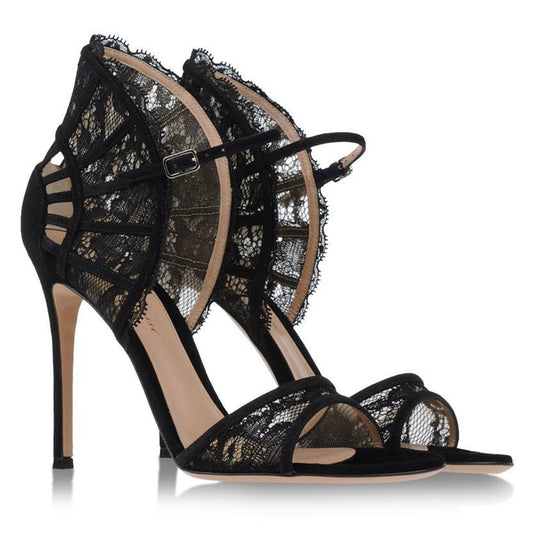 Hollow Lace Sandals- Sansa Costa