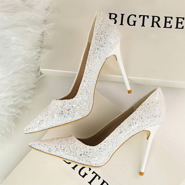 Glitter Bling Fashion Pumps- Sansa Costa