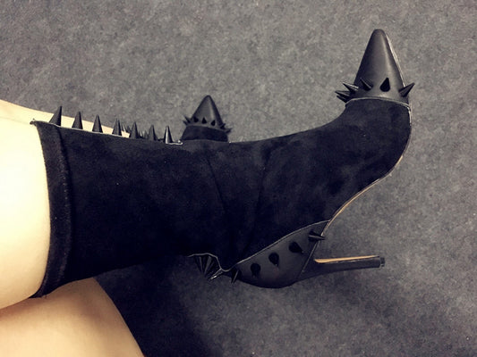 Patchwork Slip-on  Ankle Boots- Sansa Costa